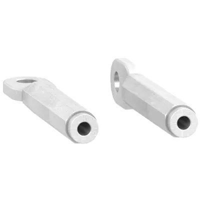 Long rear connections, ComPacT NSX, EasyPact CVS, 630A, set of 2 parts