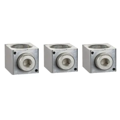 Aluminium bare cable connectors, ComPacT NSX, for 1 cable 35mm² to 300mm², 630A, set of 3 parts