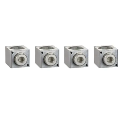 Aluminium bare cable connectors, ComPacT NSX, for 1 cable 35mm² to 300mm², 630A, set of 4 parts