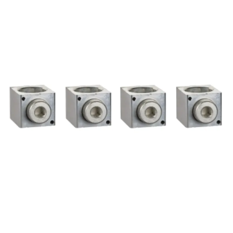 Aluminium bare cable connectors, ComPacT NSX, for 1 cable 35mm² to 300mm², 630A, set of 4 parts — photo 1 of 3