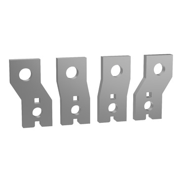 Terminal extensions, ComPacT NSX 400/630, spreaders 45mm to 52.5mm pitch, set of 4 parts — photo 1 of 3