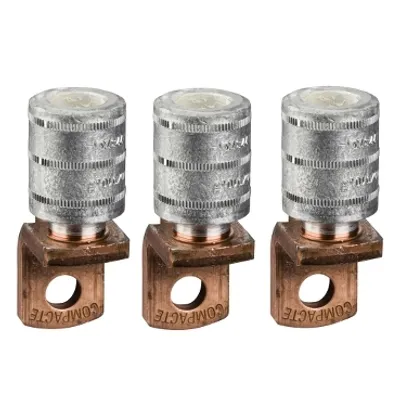 Crimp lugs for aluminium cable, ComPacT NSX400/630, 240mm², set of 3 parts