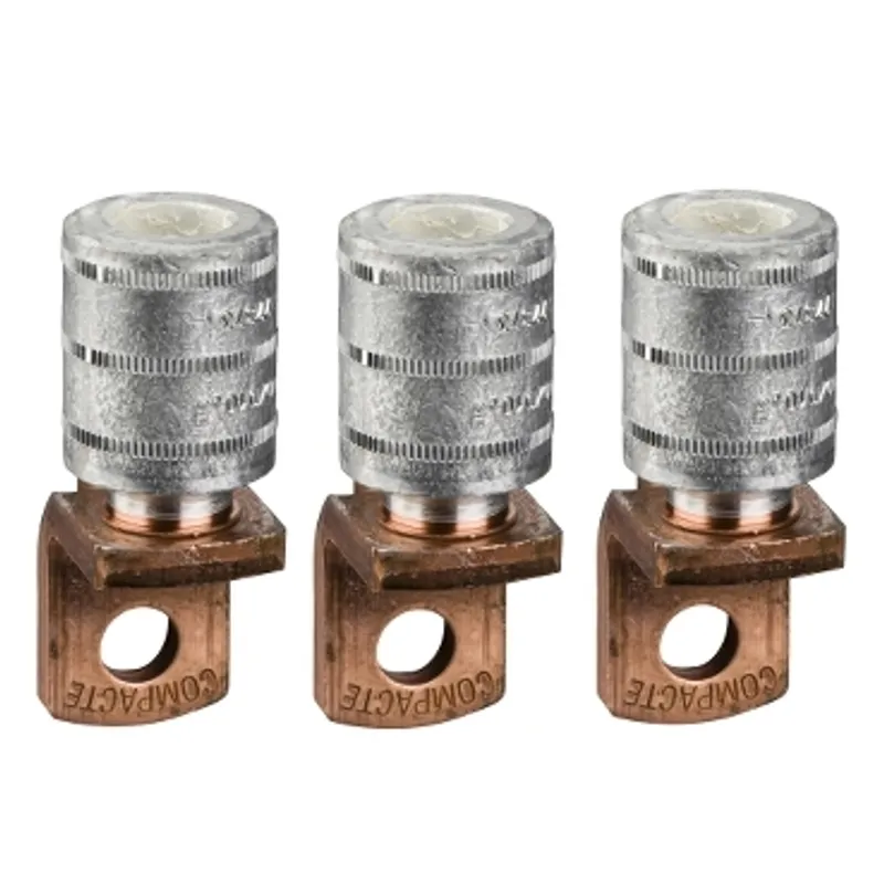 Crimp lugs for aluminium cable, ComPacT NSX400/630, 300mm², set of 3 parts