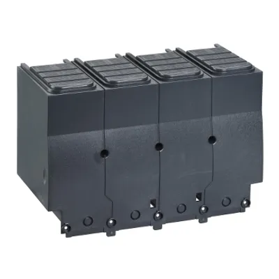 Long terminal shield for spreaders, ComPacT NSX400/630, pitch 52.5mm, IP40, 4 poles