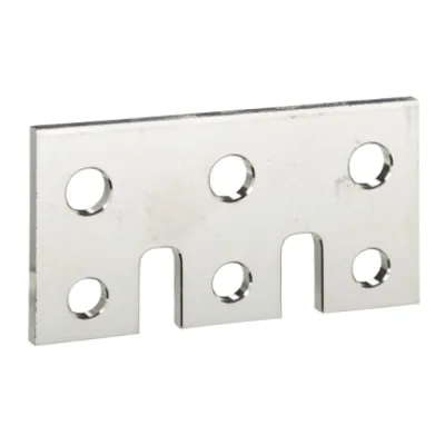 connection plate with heatsink, ComPact NSX100DC to NSX250DC, parallel connection of 2 poles, set of 2 parts