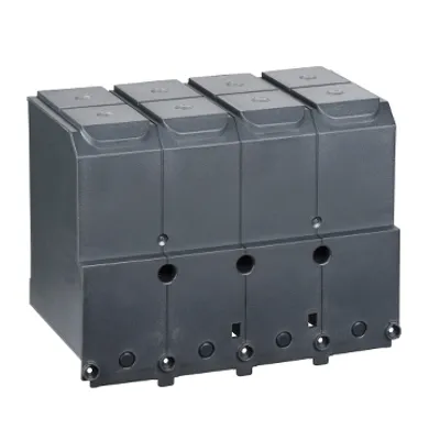 Terminal shield, ComPacT NSX400/630 NA DC PV, 4P, upstream, parallel connection of poles