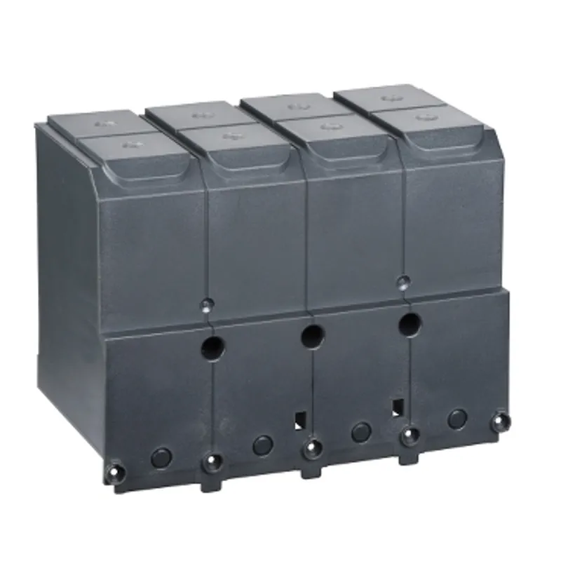 Terminal shield, ComPacT NSX400/630 NA DC PV, 4P, upstream, parallel connection of poles