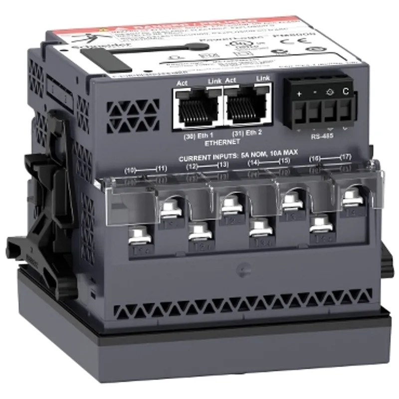 Power quality meter, PowerLogic PM8000, Standard, integrated display, 512 MB, 256 s/c, MID certified — photo 2 of 4