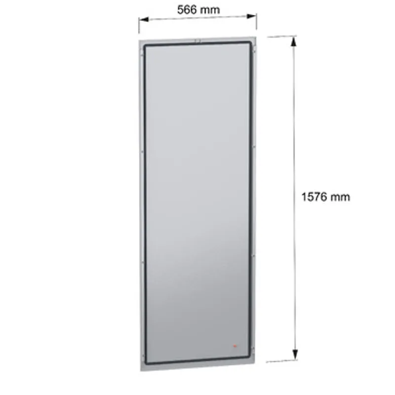 Rear panel, PanelSeT SFN, for electrical enclosure H1600 W600mm, external fixing — photo 2 of 6