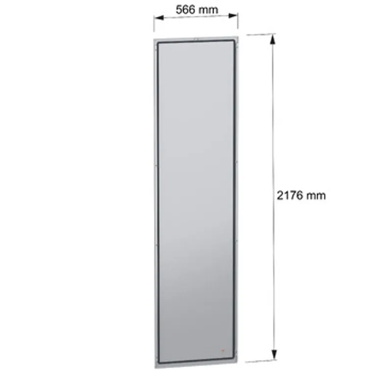 Rear panel, PanelSeT SFN, for electrical enclosure H2200 W600mm, external fixing — photo 2 of 6