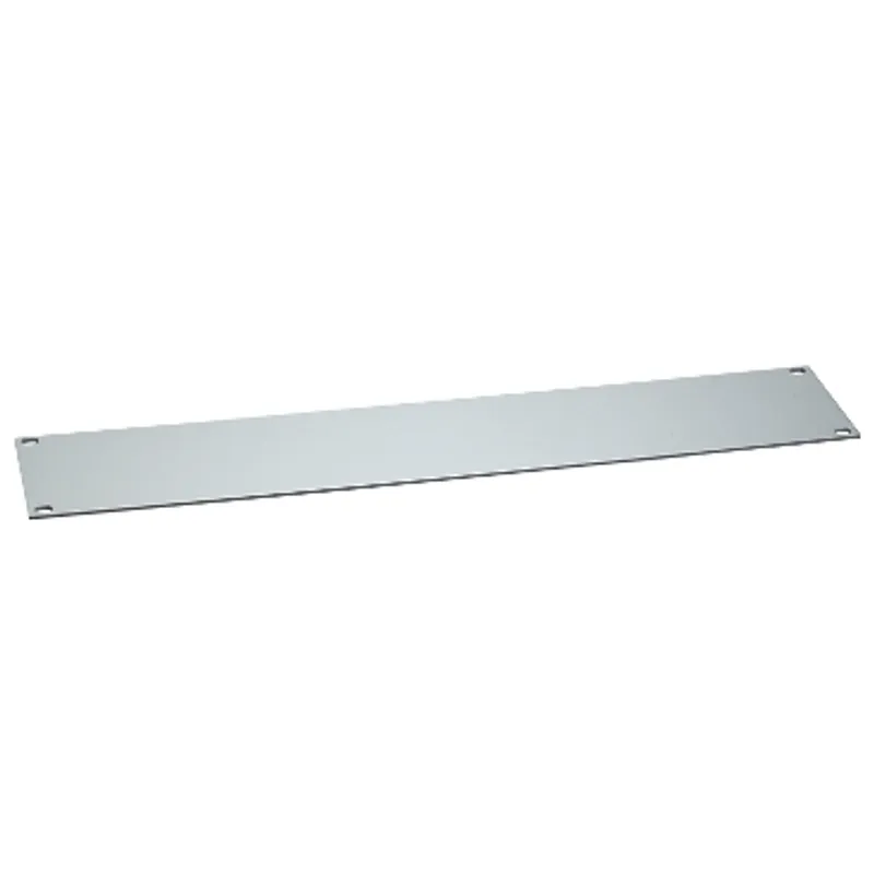 Actassi - 19" plain plate - 1U - aluminium - 3 mm