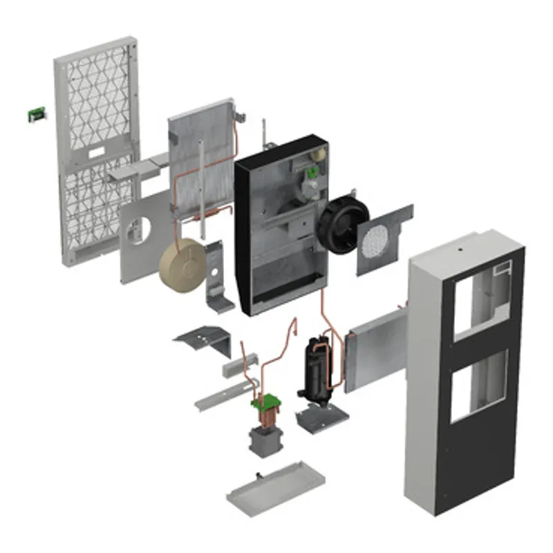 Side Connected Cooling Unit, Climasys CU, 1kW, 2 Poles, 400/460V, 50/60Hz, IP55 — photo 7 of 21