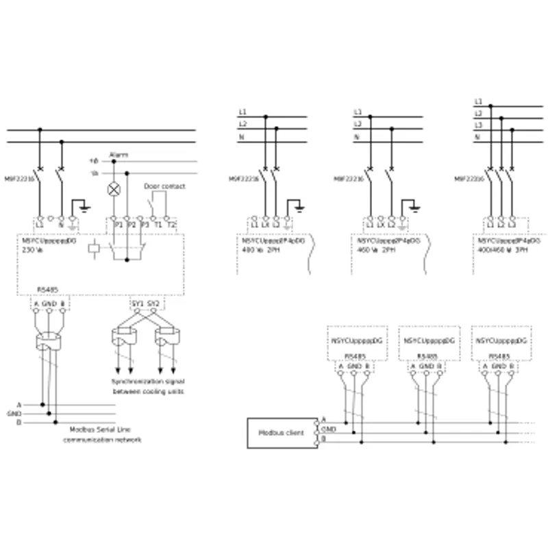 Condenser fan kit for Connected Cooling Unit, Climasys CU, Side 350 - 600W, Roof 600W, 230V — photo 2 of 4