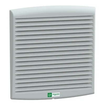 ClimaSys forced vent. IP54, 188m3/h, 24V DC, with outlet grille and filter G2