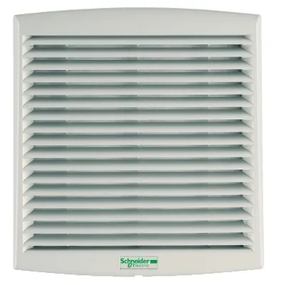 ClimaSys forced vent. IP54, 44m3/h, 48V DC, with outlet grille and filter G2
