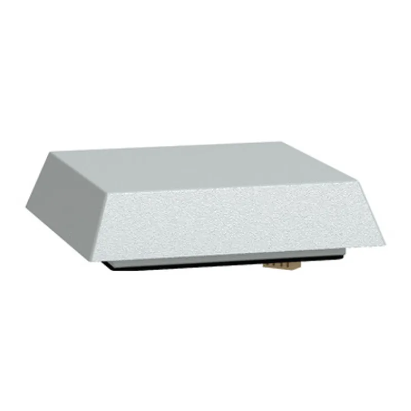ClimaSys forced vent. roof, 575m3/h, 230V, with roof outlet grille and filter G2, grey (RAL 7035)