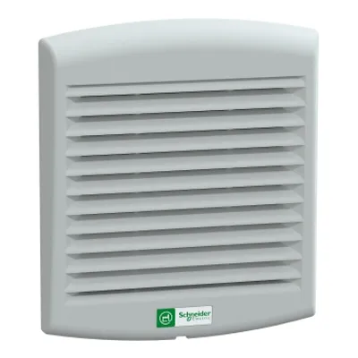 ClimaSys forced vent. IP54, 80m3/h, 24V DC, with outlet grille and filter G2