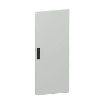 Plain left door PanelSeT CRN H1000xW500 RAL 7035, with lock