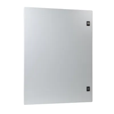 Plain door PanelSeT CRN H300xW300 RAL 7035, with lock