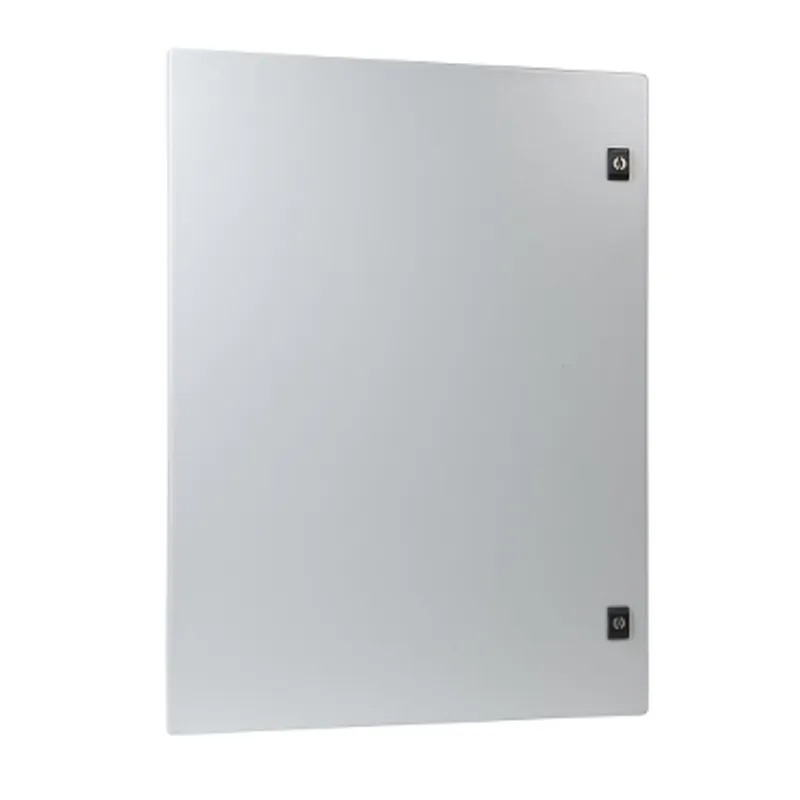 Plain door PanelSeT CRN H600xW400 RAL 7035, with lock
