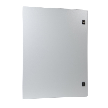Plain door PanelSeT CRN H600xW800 RAL 7035, with lock