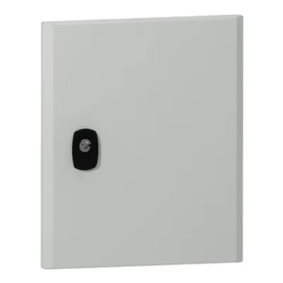 Plain door for PanelSeT S3D H300xW200 RAL 7035, with lock