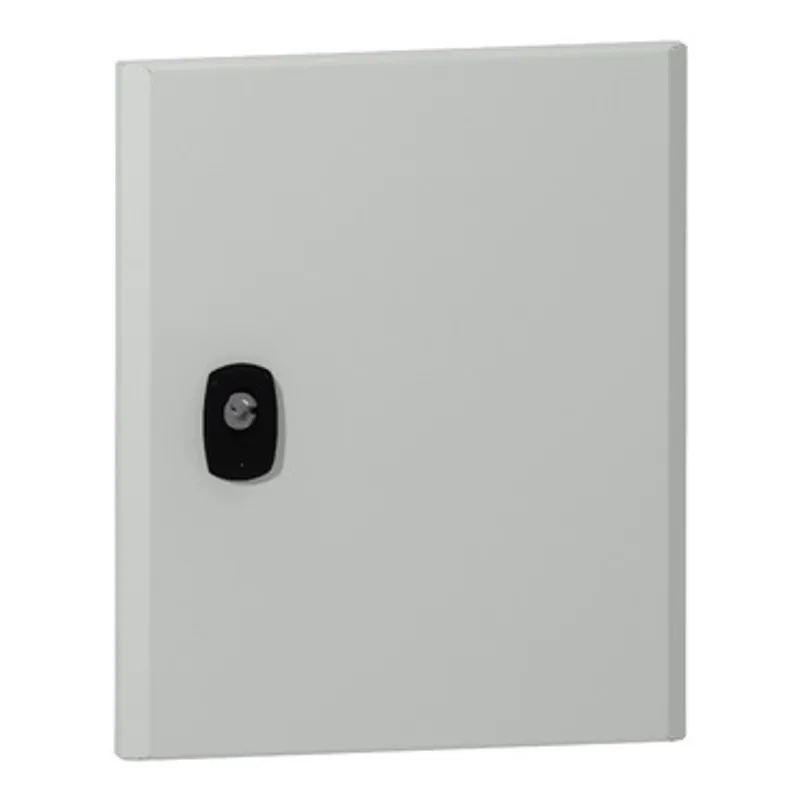 Plain door for PanelSeT S3D H300xW200 RAL 7035, with lock