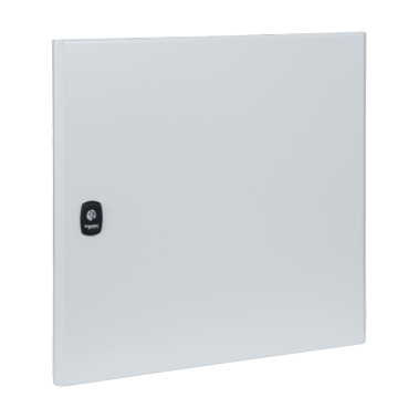 Plain door for PanelSeT S3D H500xW300 RAL 7035, with lock — photo 1 of 2