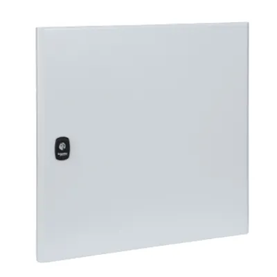 Plain door for PanelSeT S3D H700xW500 RAL 7035, with lock