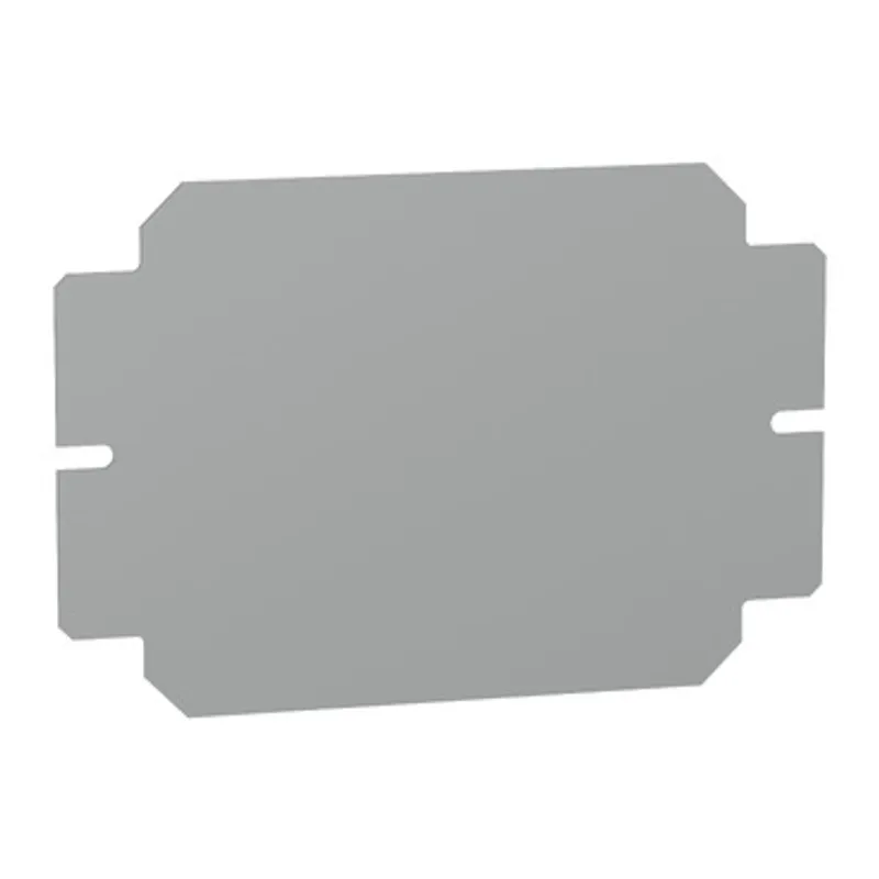 Plain mounting plate H150xW200mm made of galvanised sheet steel — photo 1 of 2