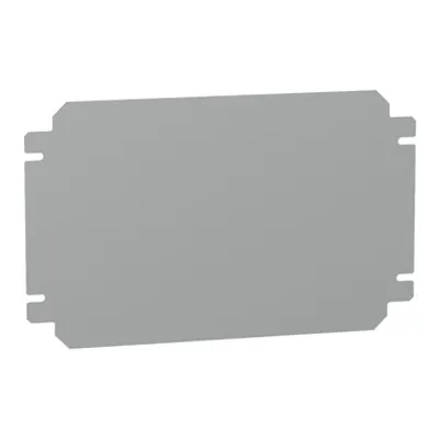 Plain mounting plate H200xW300mm made of galvanised sheet steel