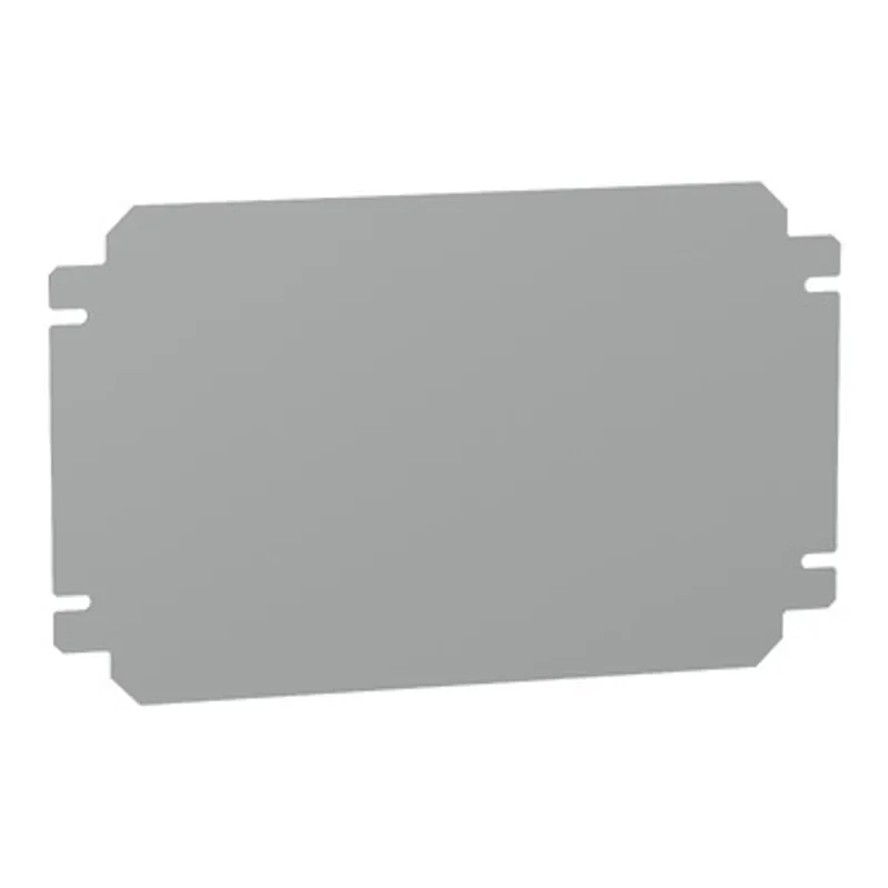 Plain mounting plate H200xW300mm made of galvanised sheet steel — photo 1 of 2