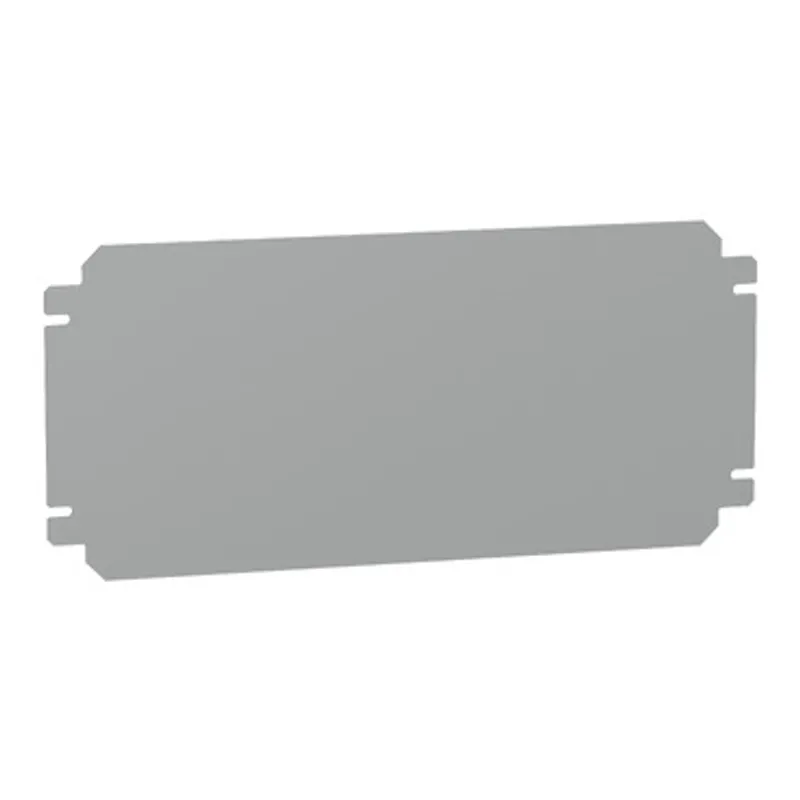 Plain mounting plate H200xW400mm made of galvanised sheet steel — photo 1 of 2
