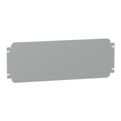 Plain mounting plate H200xW500mm made of galvanised sheet steel