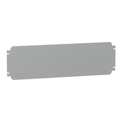 Plain mounting plate H200xW600mm made of galvanised sheet steel