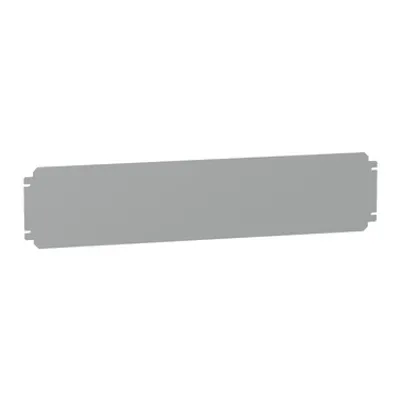 Plain mounting plate H200xW800mm made of galvanised sheet steel