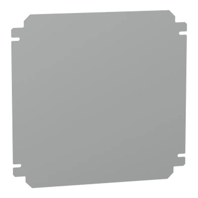 Plain mounting plate H300xW300mm made of galvanised sheet steel — photo 1 of 2