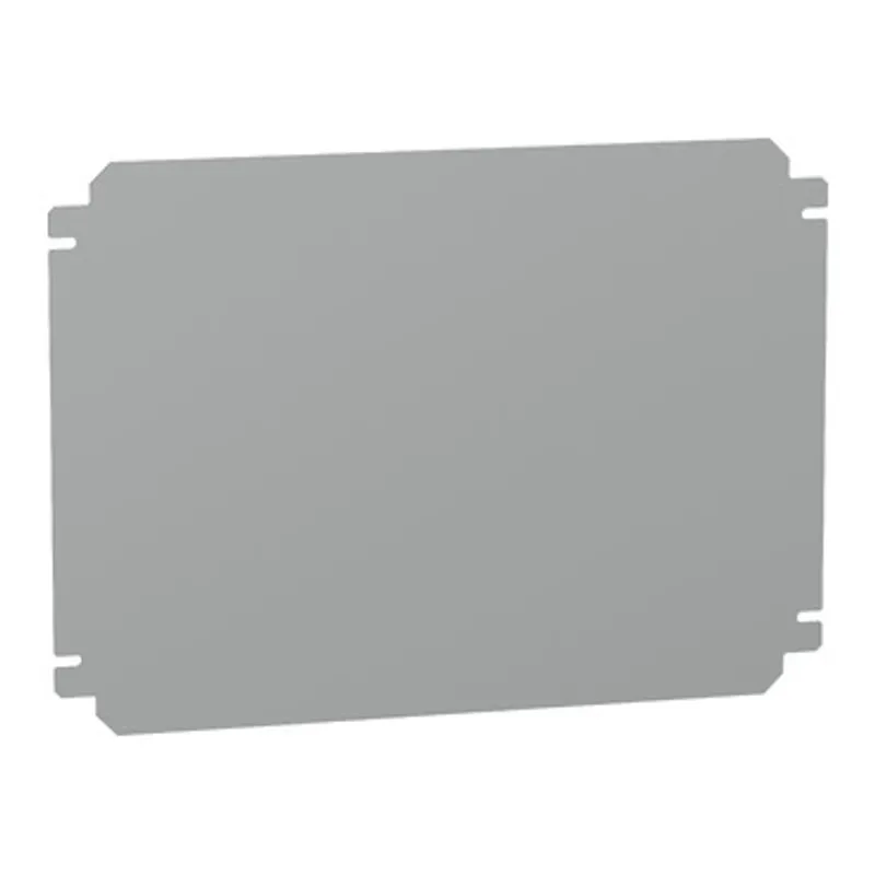 Plain mounting plate H300xW400mm made of galvanised sheet steel — photo 1 of 2
