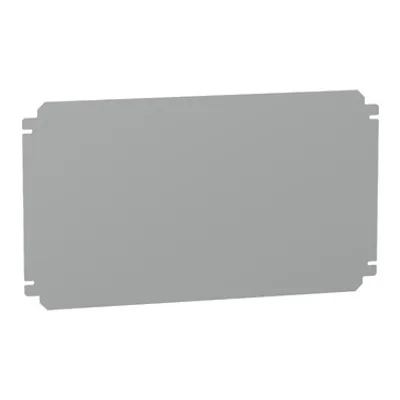 Plain mounting plate H300xW500mm made of galvanised sheet steel