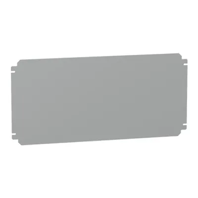 Plain mounting plate H300xW600mm made of galvanised sheet steel