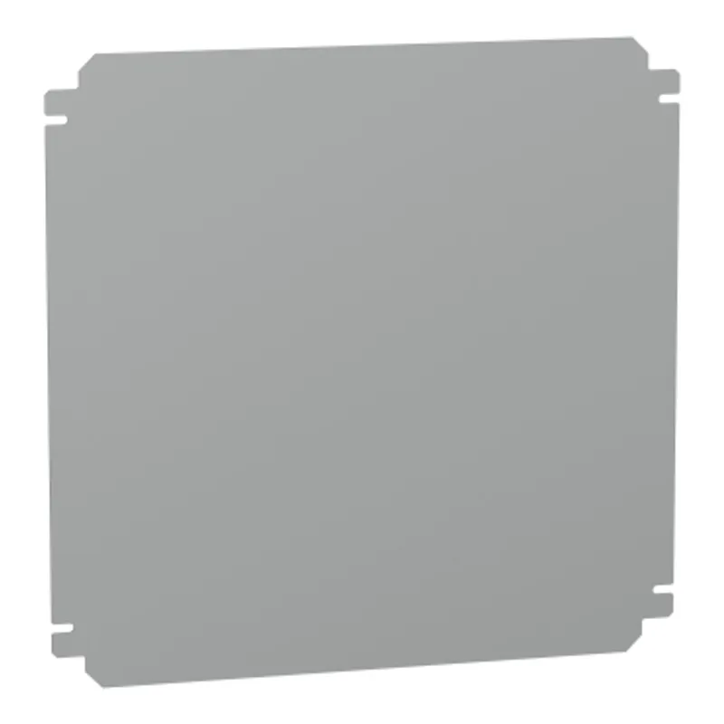 Plain mounting plate H400xW400mm made of galvanised sheet steel — photo 1 of 2