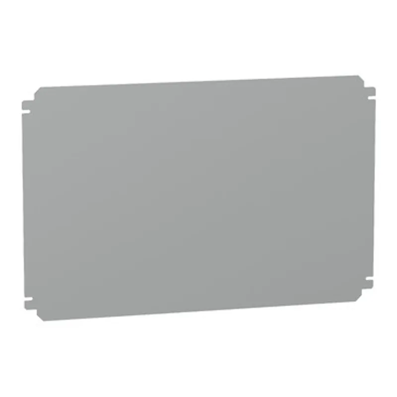 Plain mounting plate H400xW600mm made of galvanised sheet steel — photo 1 of 2
