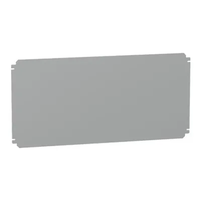Plain mounting plate H400xW800mm made of galvanised sheet steel