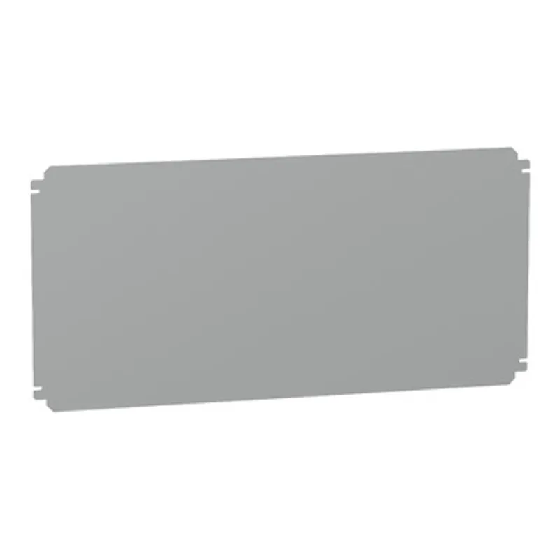Plain mounting plate H400xW800mm made of galvanised sheet steel