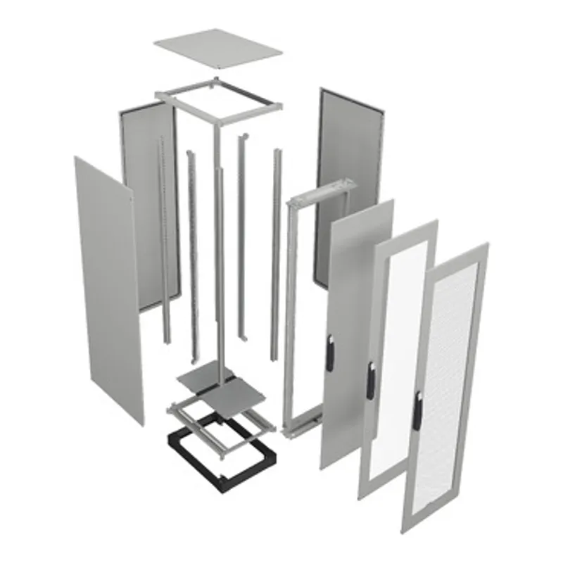 Ventilated single door;PanelSeT SFN;for 19" electronic enclosure H1200 W600mm — photo 3 of 6