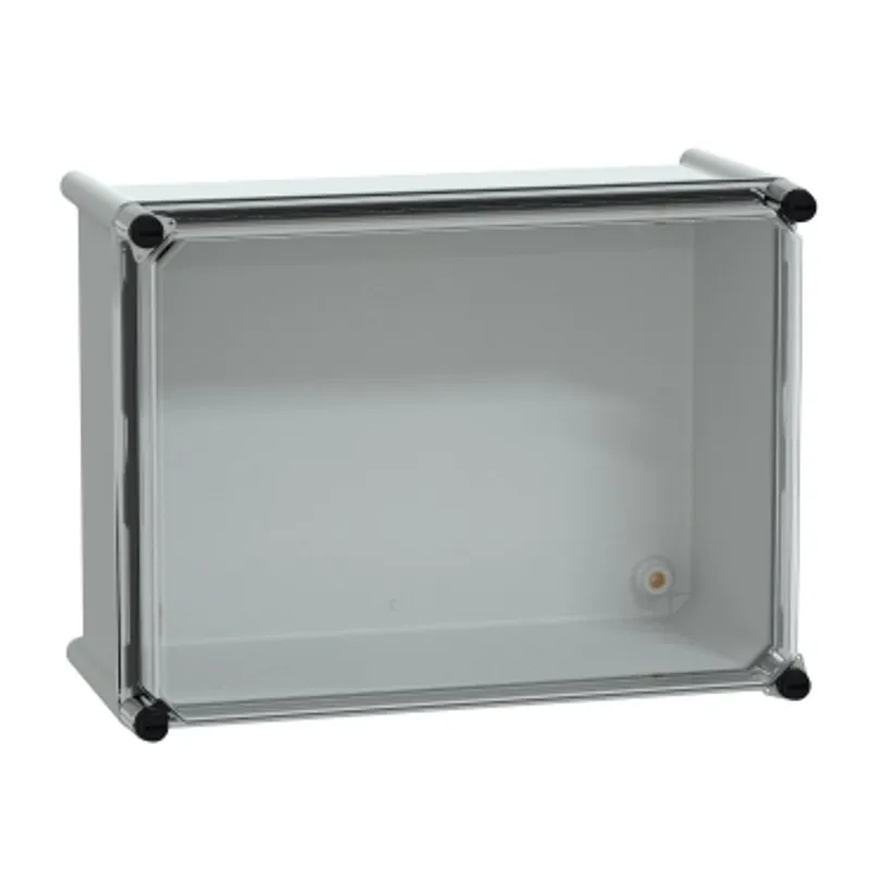 PLS box, polyester rear, transparent PC cover IP66 27x36x18cm — photo 1 of 4