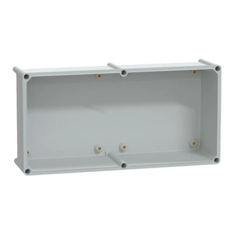 PLS box, polyester rear, transparent PC cover IP66 27x54x23cm — photo 3 of 4