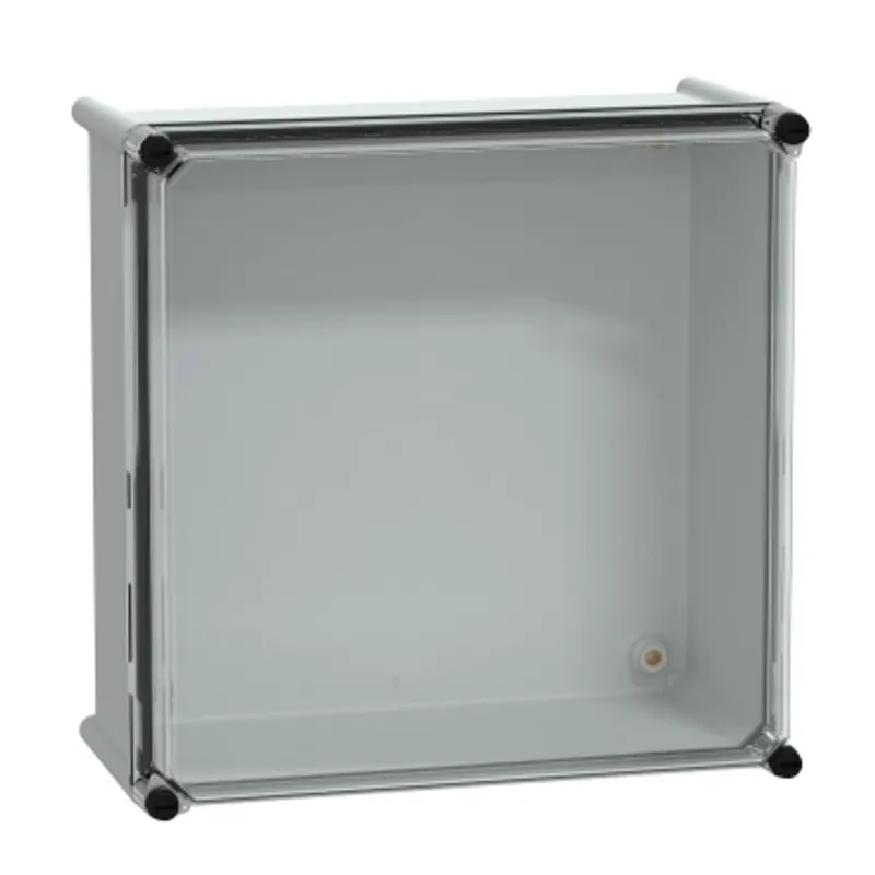 PLS box, polyester rear, transparent PC cover IP66 36x36x18cm — photo 1 of 4