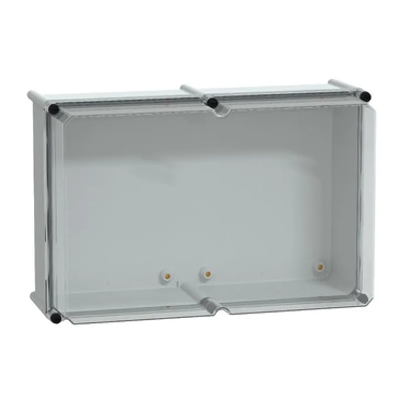 PLS box, polyester rear, transparent PC cover IP66 36x54x23cm — photo 1 of 4