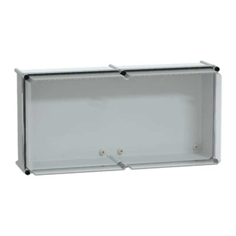 PLS box, polyester rear, transparent PC cover IP66 36x72x23cm — photo 1 of 4